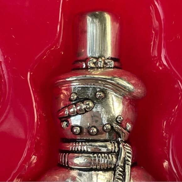 WALLACE silversmiths 4 Christmas spreaders Santa snowman candy cane tree - Picture 5 of 11